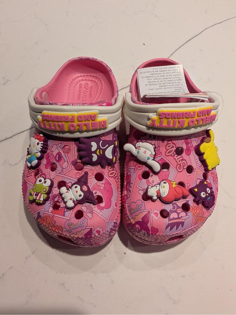 Crocs jello kitty sarino 11 11c